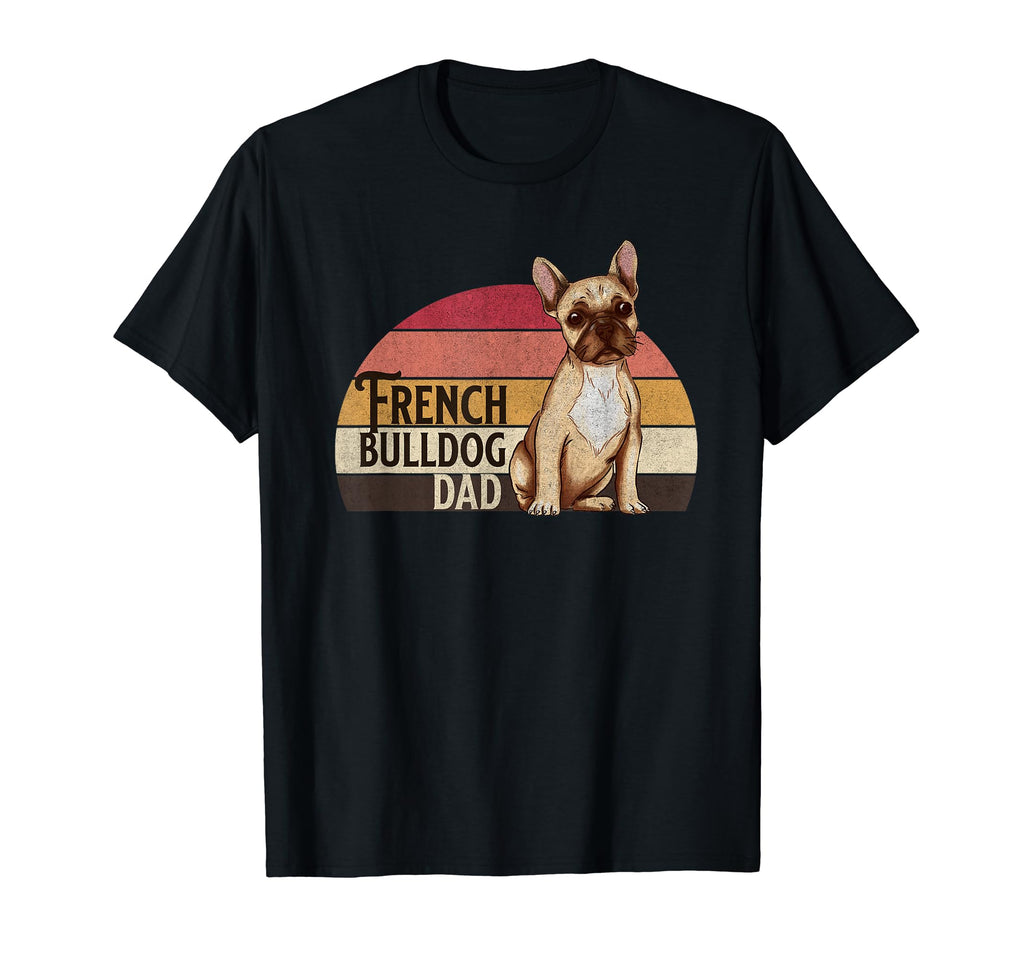 French Bulldog Dad Dog Lover Owner T-Shirt - Minimalist Print Men Women - T-Shirt, Sweatshirt, Hoodie