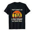 I Fix Stuff Funny Dad Handyman Tools T-Shirt - Aesthetic Graphic for Adults - T-Shirt, Sweatshirt, Hoodie