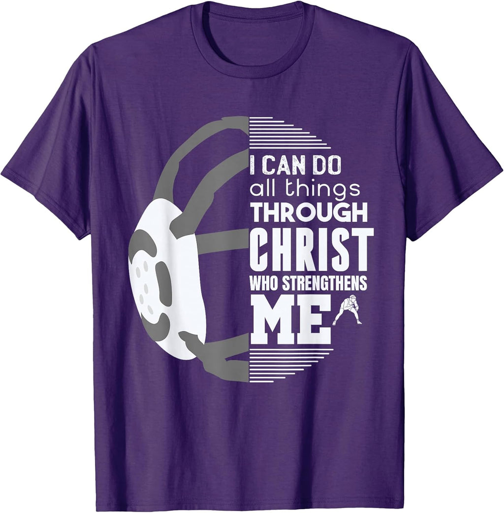 Christian Wrestling, Motivational - Adult & Kids T-Shirts, Sweatshirts & Hoodies apparel design preview 1