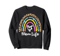 Soccer Hockey Mom Boho Rainbow Sweatshirt - Streetwear Style for Adults - T-Shirt, Sweatshirt, Hoodie