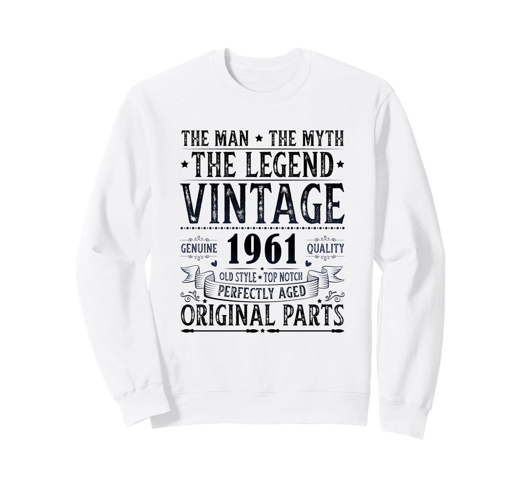 1961 T Shirts Funny 1961 Birthday Sweatshirt - Custom Art Print Men Women - T-Shirt, Sweatshirt, Hoodie