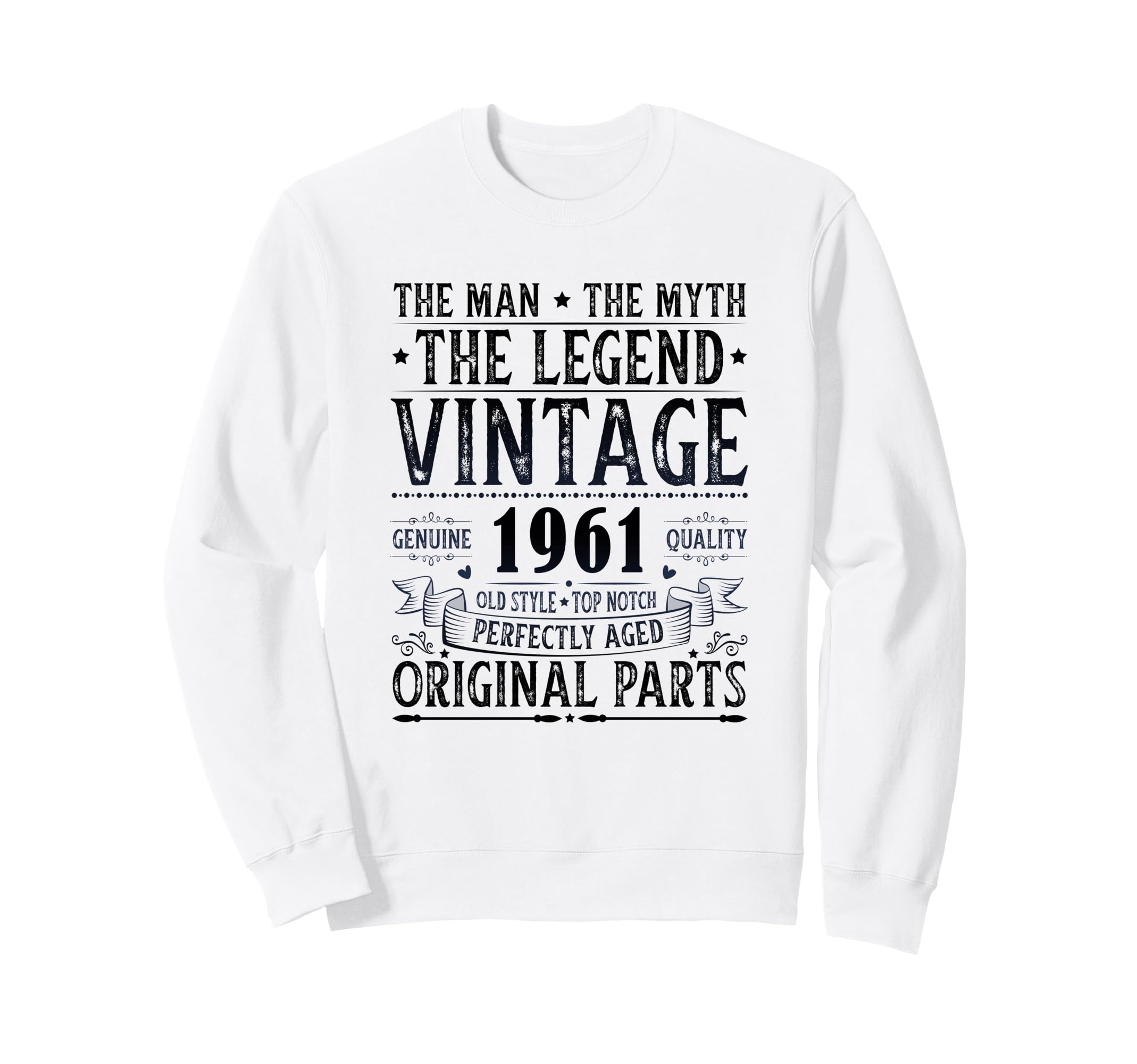 1961 T Shirts Funny 1961 Birthday Sweatshirt - Custom Art Print Men Women - T-Shirt, Sweatshirt, Hoodie