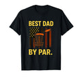 Best Dad Par Funny Disc Golf American T-Shirt - Minimalist Print Men Women - T-Shirt, Sweatshirt, Hoodie