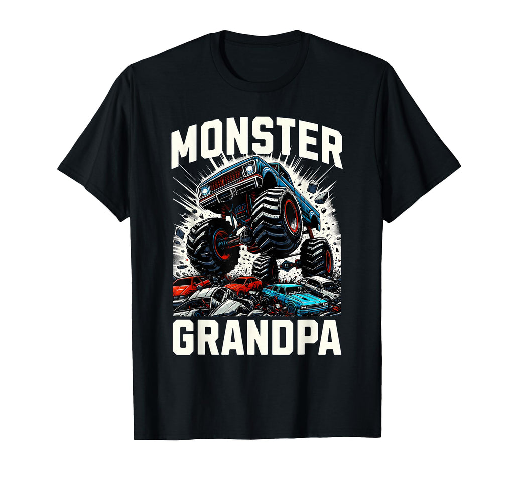 Monster Truck Grandpa Monster Truck T-Shirt - Streetwear Style Men Women - T-Shirt, Sweatshirt, Hoodie