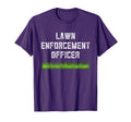Lawn Enforcement Officer Riding Mower T-Shirt - Trendy Graphic Unisex - T-Shirt, Sweatshirt, Hoodie