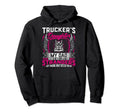 Truckers Daughter My Dad Risk His Life Hoodie - Trendy Graphic for Adults - T-Shirt, Sweatshirt, Hoodie