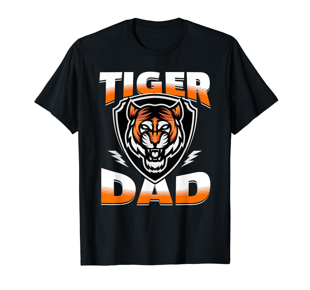 Tiger Dad Game Day Dad Tigers Mascot T-Shirt - Aesthetic Graphic Unisex - T-Shirt, Sweatshirt, Hoodie