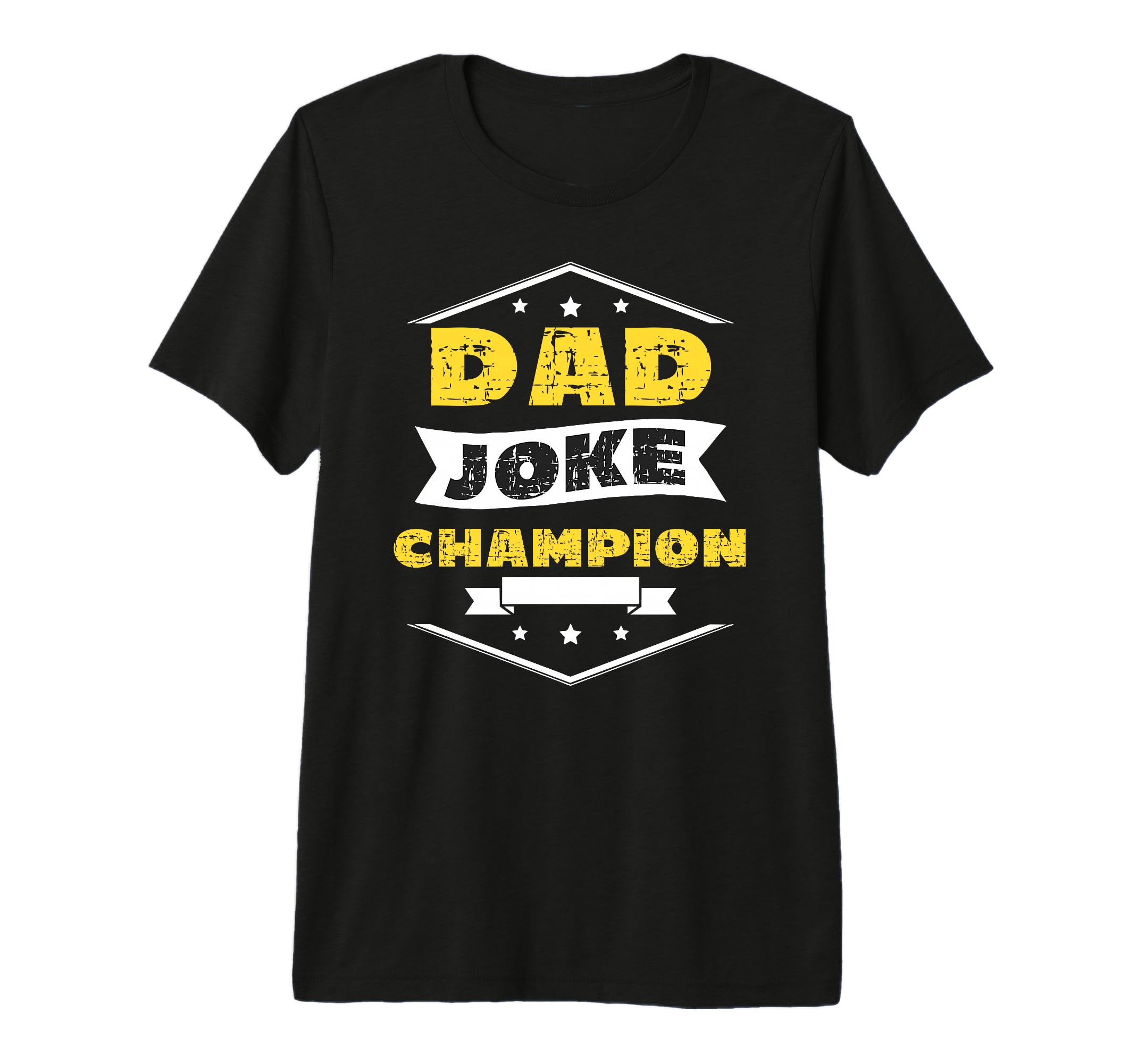 Dad Joke Champion Fathers Tri Blend T-Shirt - Fun Novelty Design Unisex - T-Shirt, Sweatshirt, Hoodie