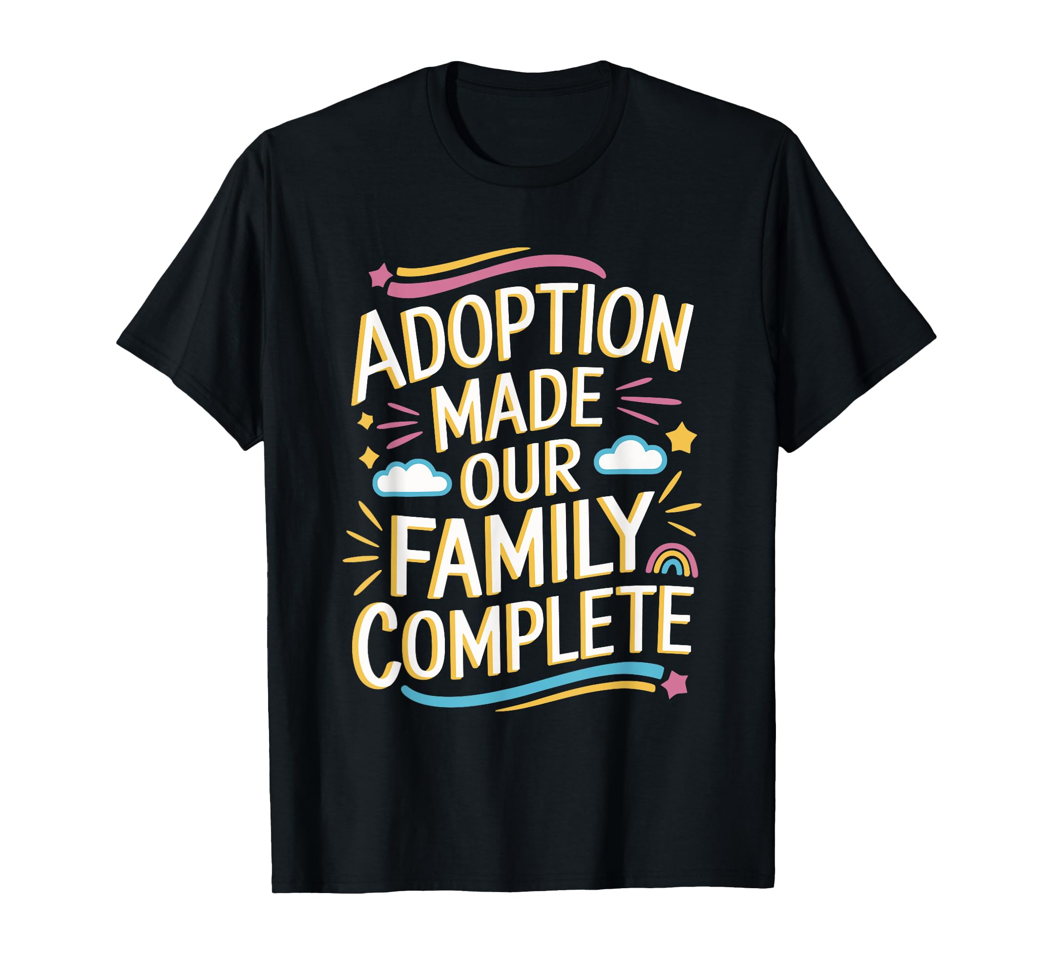 Adoption Day And Family Adoption Dad T-Shirt - Minimalist Print for Adults - T-Shirt, Sweatshirt, Hoodie