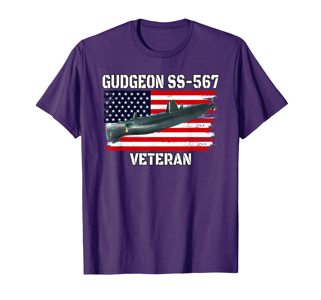 Submarine Uss Gudgeon Ss 567 Veteran T-Shirt - Minimalist Print Unisex - T-Shirt, Sweatshirt, Hoodie