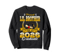 Proud Lil Brother 2026 Graduate Sweatshirt - Fun Novelty Design for Adults - T-Shirt, Sweatshirt, Hoodie