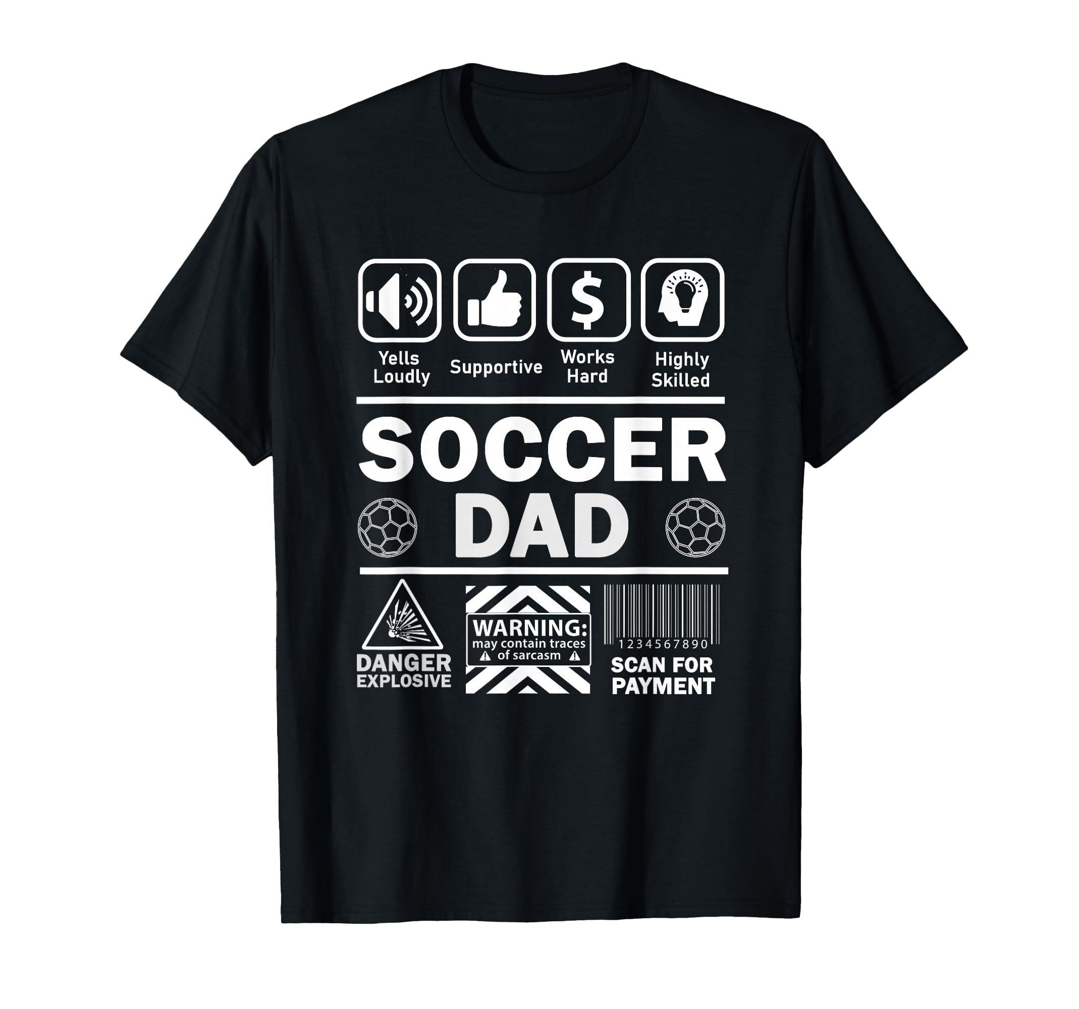 Soccer Dad Funny Contents Sports T-Shirt - Aesthetic Graphic Men Women - T-Shirt, Sweatshirt, Hoodie