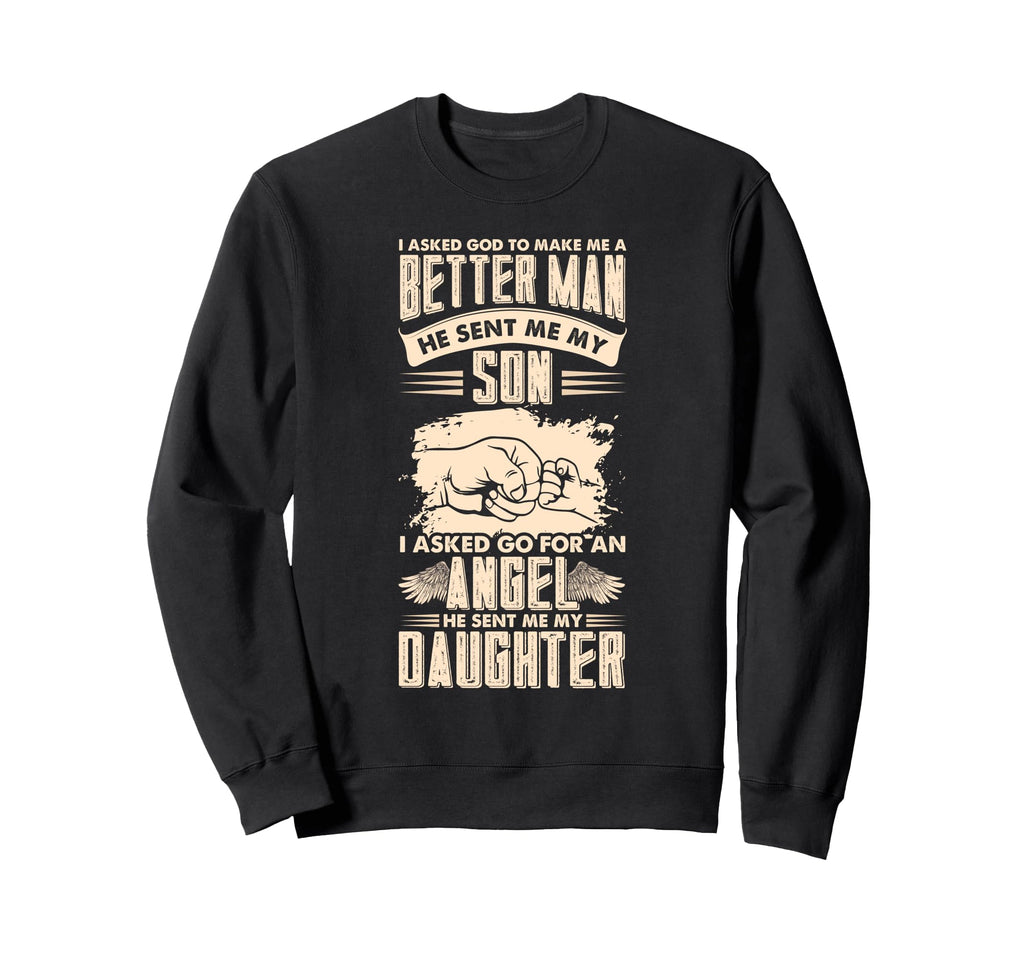 Funny Fathers Day Gifts Dad From Son Hoodie - Novelty Apparel for Adults - T-Shirt, Sweatshirt, Hoodie