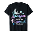 Nonnie Birthday Mermaid Family T-Shirt - Streetwear Style Men Women - T-Shirt, Sweatshirt, Hoodie