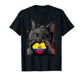 Ecuador Cat Heart Ecuadorian Flag T-Shirt - Trendy Graphic Unisex - T-Shirt, Sweatshirt, Hoodie