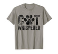 Cat Whisperer Funny Kitten Fur Mom T-Shirt - Minimalist Print for Adults - T-Shirt, Sweatshirt, Hoodie