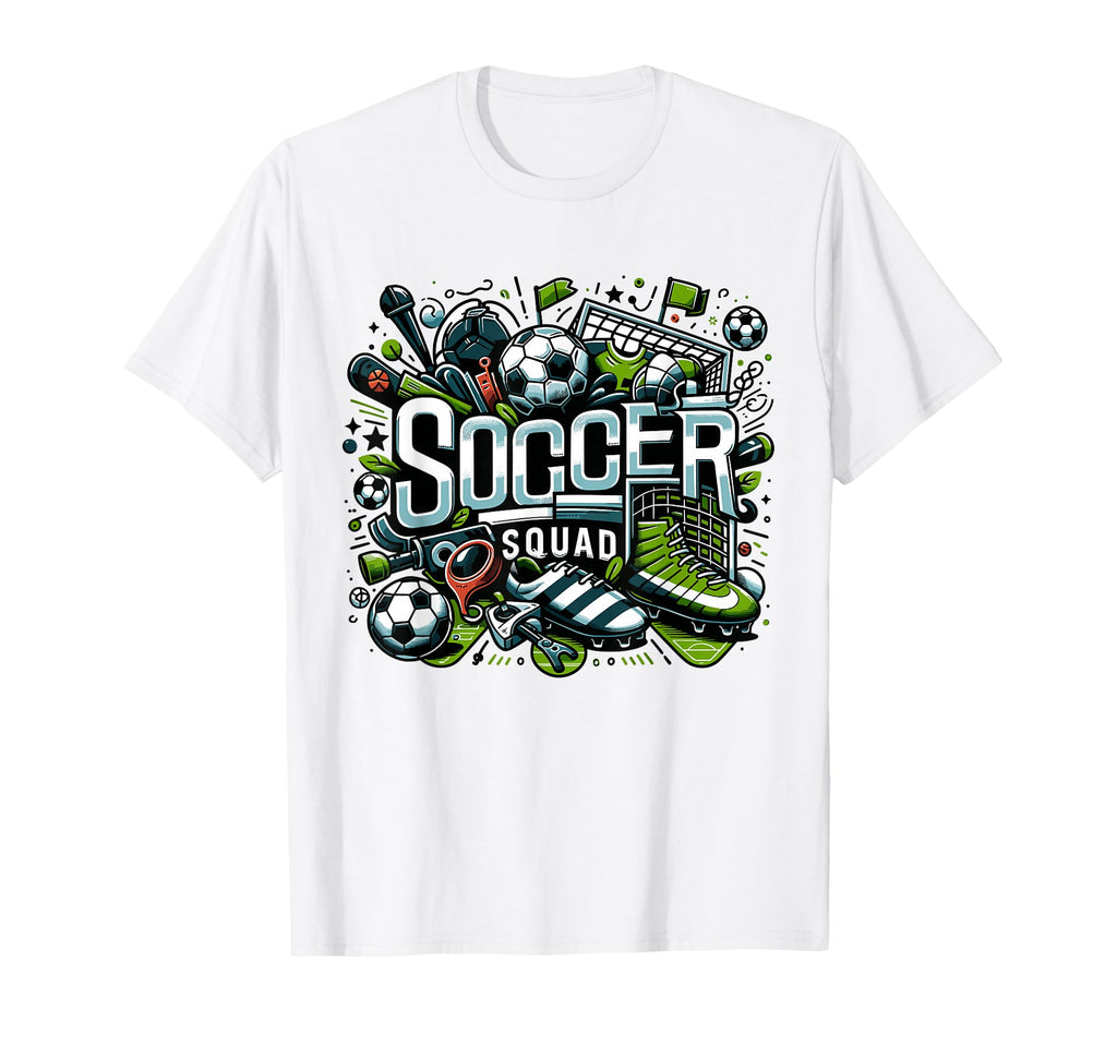 Soccer Squad Soccer Soccer Players Soccer T-Shirt - Novelty Apparel Unisex - T-Shirt, Sweatshirt, Hoodie