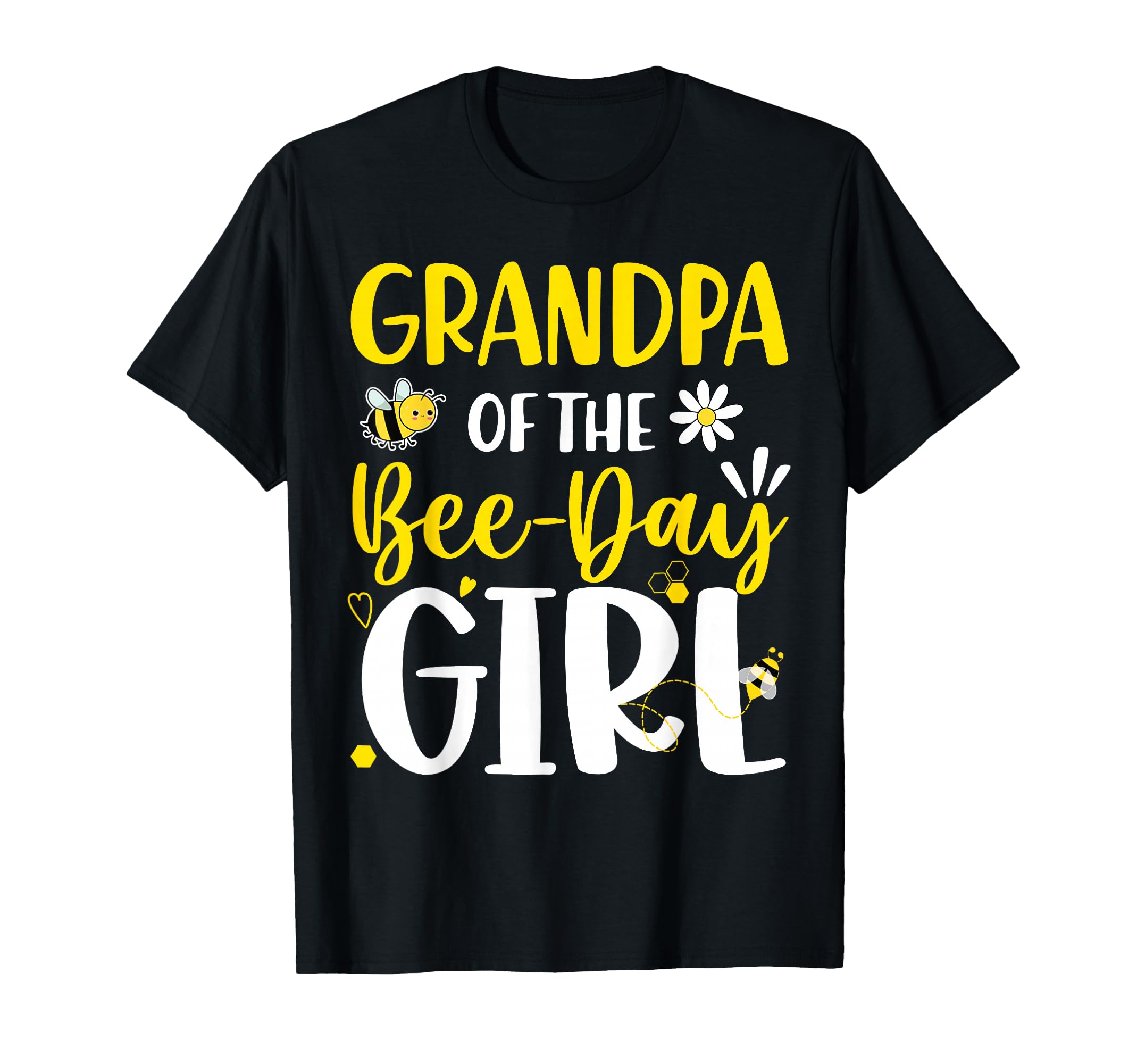 Grandpa Bee Day Birthday Party T-Shirt - Custom Art Print for Adults - T-Shirt, Sweatshirt, Hoodie
