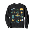 Tropical Beach Vacation Family Sweatshirt - Novelty Apparel Unisex - T-Shirt, Sweatshirt, Hoodie