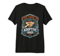 Mens Adoptive Dad Adoption Fathers T-Shirt - Custom Art Print for Adults - T-Shirt, Sweatshirt, Hoodie
