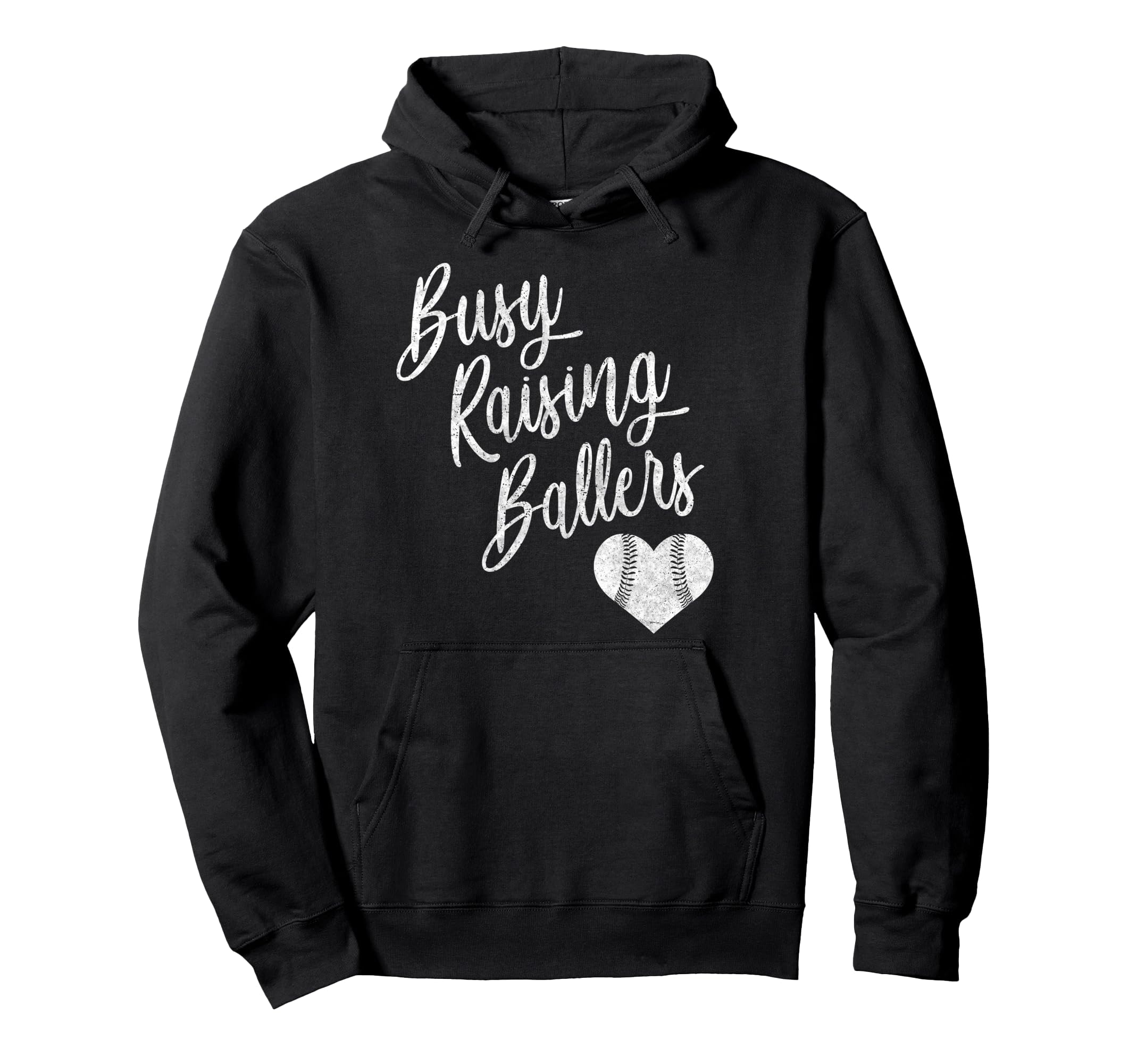 Busy Raising Ballers Baseball Softball Hoodie - Custom Art Print Unisex - T-Shirt, Sweatshirt, Hoodie