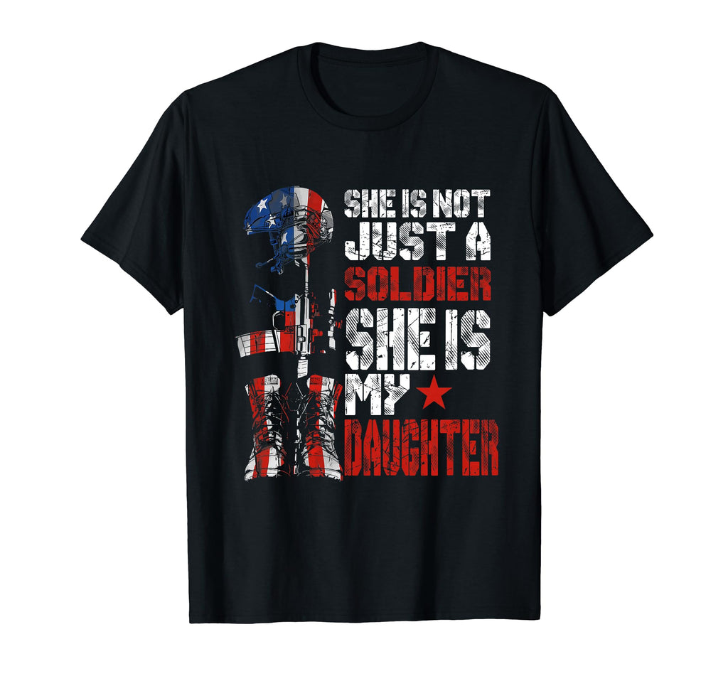 Soldier Daughter Proud Army Dad Mom T-Shirt - Unique Graphic Men Women - T-Shirt, Sweatshirt, Hoodie