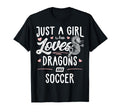 Just Who Loves Dragons And Soccer T-Shirt - Streetwear Style for Adults - T-Shirt, Sweatshirt, Hoodie