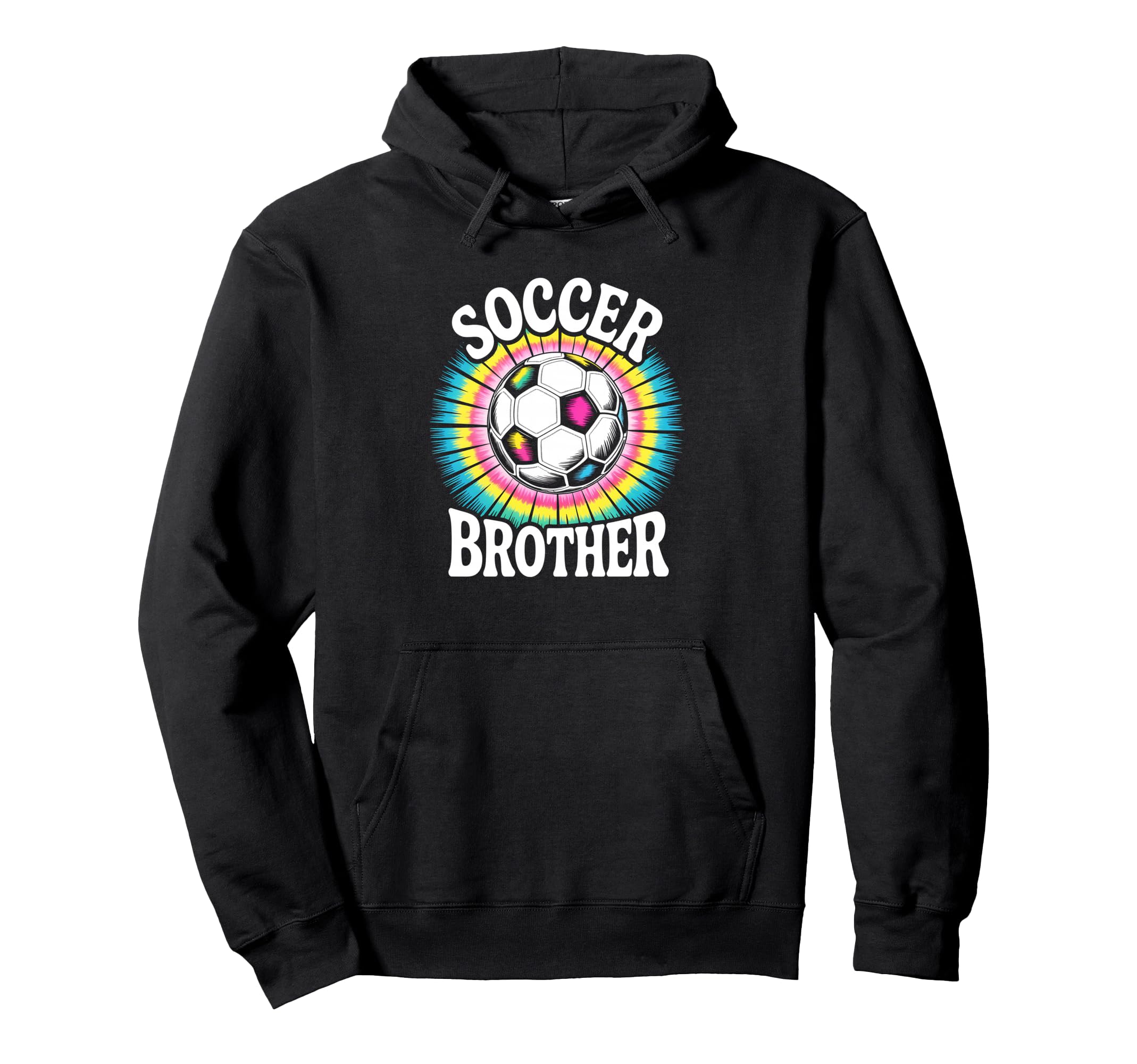 Soccer Brother Tie Dye Spirit Hoodie - Streetwear Style Unisex - T-Shirt, Sweatshirt, Hoodie
