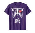 Skeleton Beer Xray Pregnancy T-Shirt - Aesthetic Graphic Men Women - T-Shirt, Sweatshirt, Hoodie