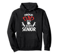 Proud Dad 2024 Senior Graduation Day Hoodie - Minimalist Print Unisex - T-Shirt, Sweatshirt, Hoodie