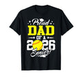 Proud Dad 2026 Senior Softball Graduation T-Shirt - Minimalist Print Unisex - T-Shirt, Sweatshirt, Hoodie