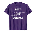 Best Dog Dad Funny Fathers Day Best T-Shirt - Custom Art Print Men Women - T-Shirt, Sweatshirt, Hoodie