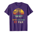 Funny Cat Dad Gift Disc Golf Dad T-Shirt - Minimalist Print Men Women - T-Shirt, Sweatshirt, Hoodie
