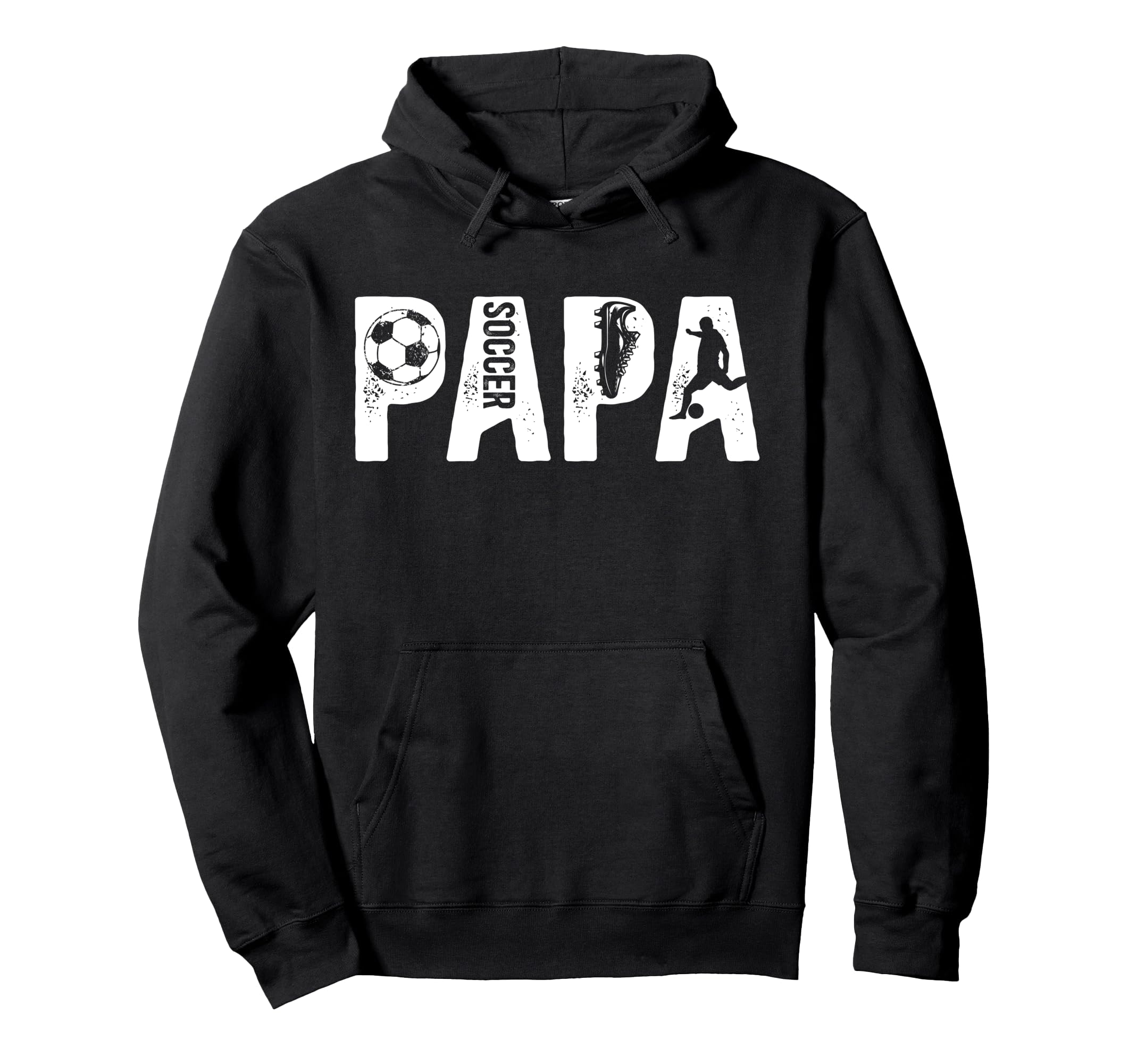 Soccer Papa Grandpa Papa Soccer Player Hoodie - Custom Art Print Unisex - T-Shirt, Sweatshirt, Hoodie