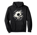 Soccer Soccer Players Or Fans Hoodie - Minimalist Print Men Women - T-Shirt, Sweatshirt, Hoodie