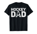 Hockey Dad Hockey Player Fathers Day T-Shirt - Trendy Graphic Unisex - T-Shirt, Sweatshirt, Hoodie