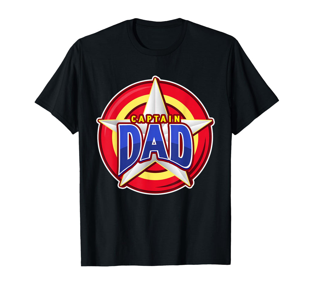 Captain Dad Superhero T-Shirt - Streetwear Style Men Women - T-Shirt, Sweatshirt, Hoodie