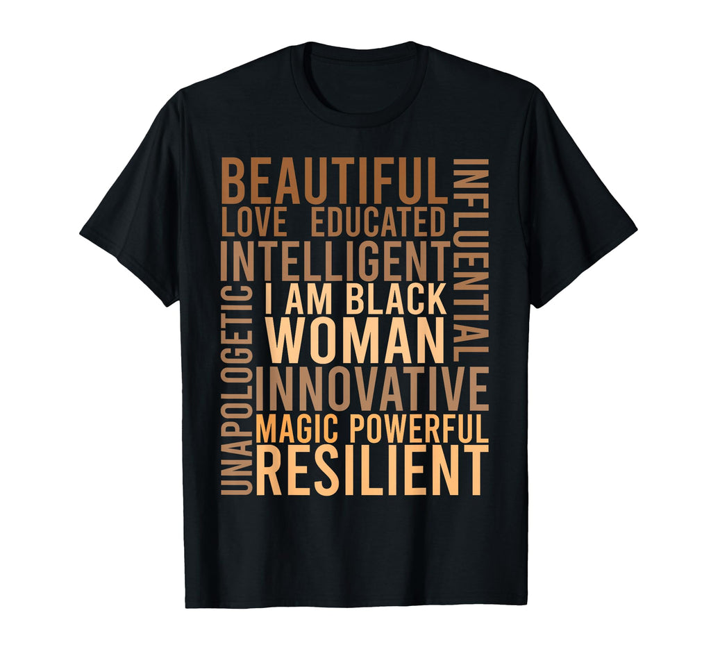 I Am Black Black History Month T-Shirt - Minimalist Print Men Women - T-Shirt, Sweatshirt, Hoodie