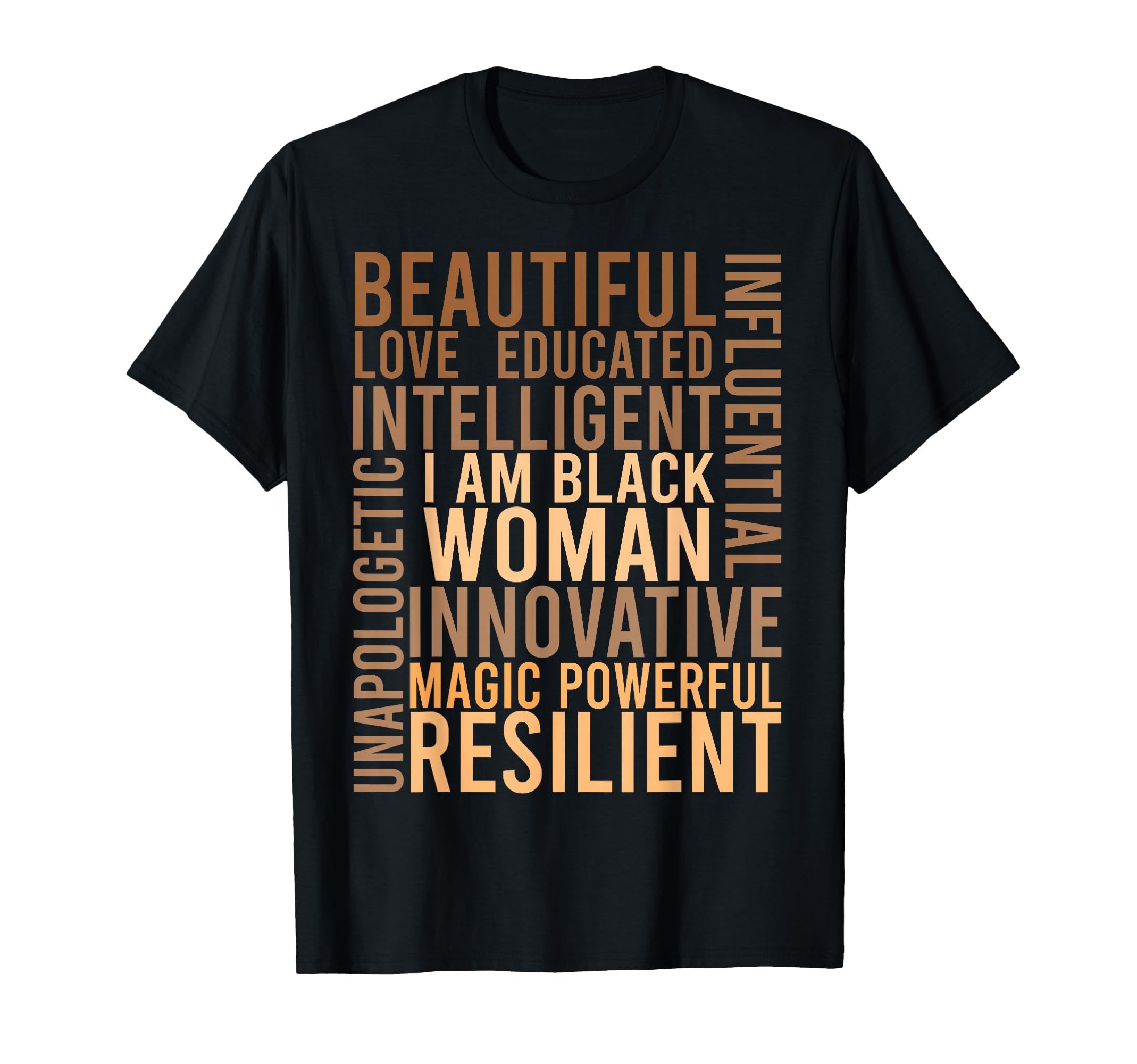 I Am Black Black History Month T-Shirt - Minimalist Print Men Women - T-Shirt, Sweatshirt, Hoodie
