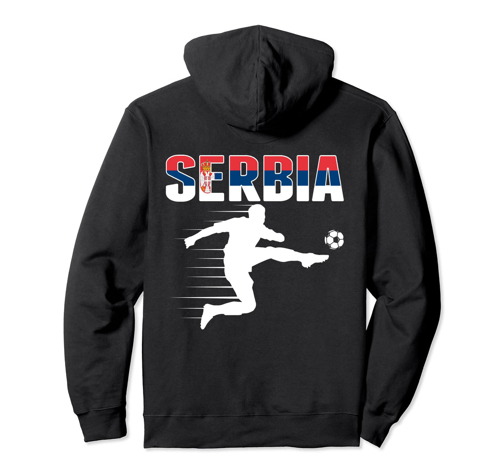 Serbia Soccer Fans Jersey Proud Serbian Hoodie - Trendy Graphic for Adults - T-Shirt, Sweatshirt, Hoodie