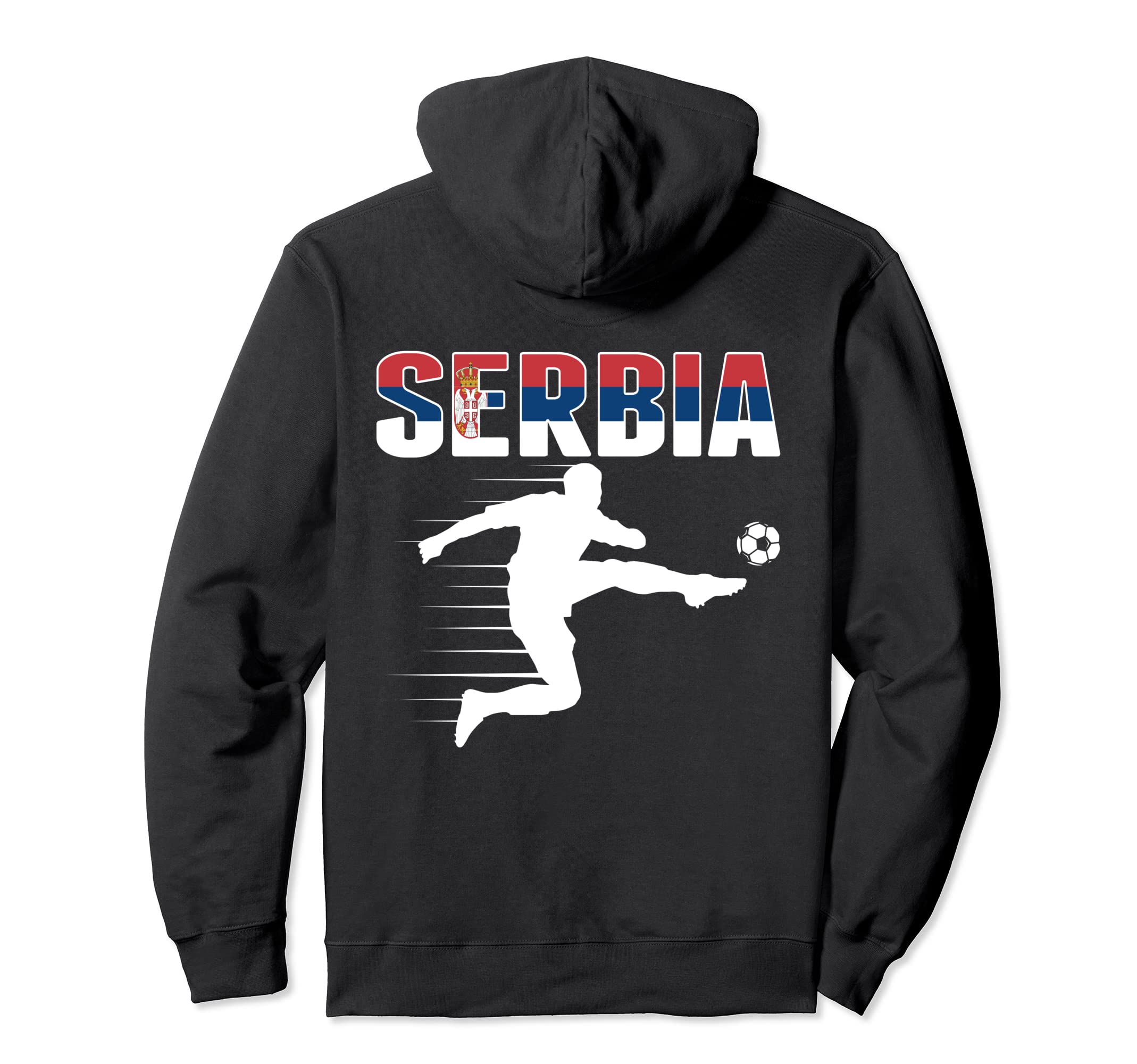 Serbia Soccer Fans Jersey Proud Serbian Hoodie - Trendy Graphic for Adults - T-Shirt, Sweatshirt, Hoodie