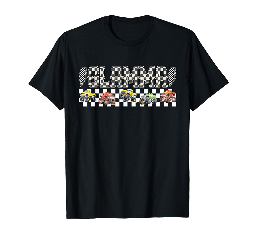 Glamma Monster Truck Family Crew T-Shirt - Novelty Apparel Men Women - T-Shirt, Sweatshirt, Hoodie