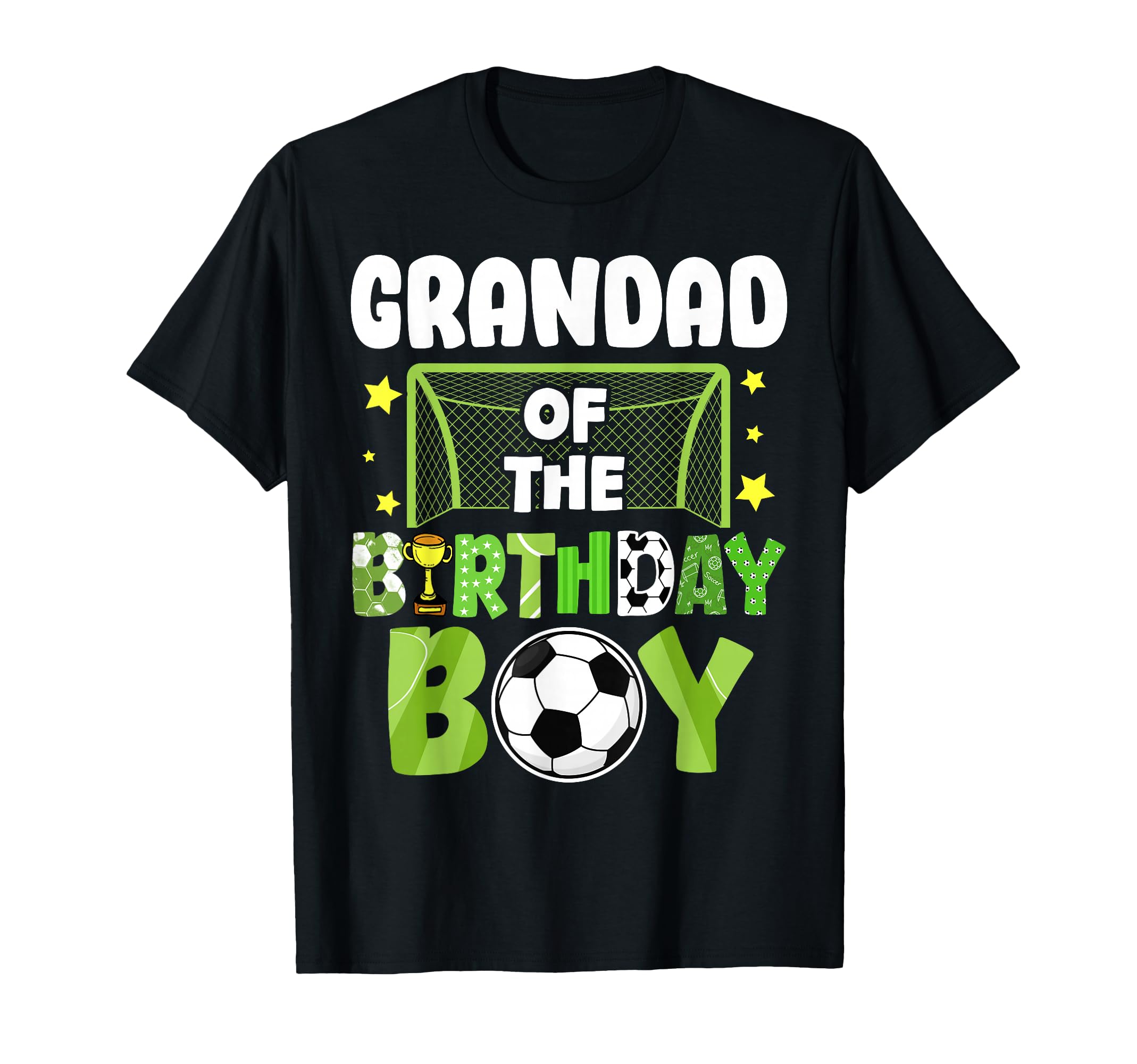 Soccer Grandad Birthday Party T-Shirt - Aesthetic Graphic for Adults - T-Shirt, Sweatshirt, Hoodie