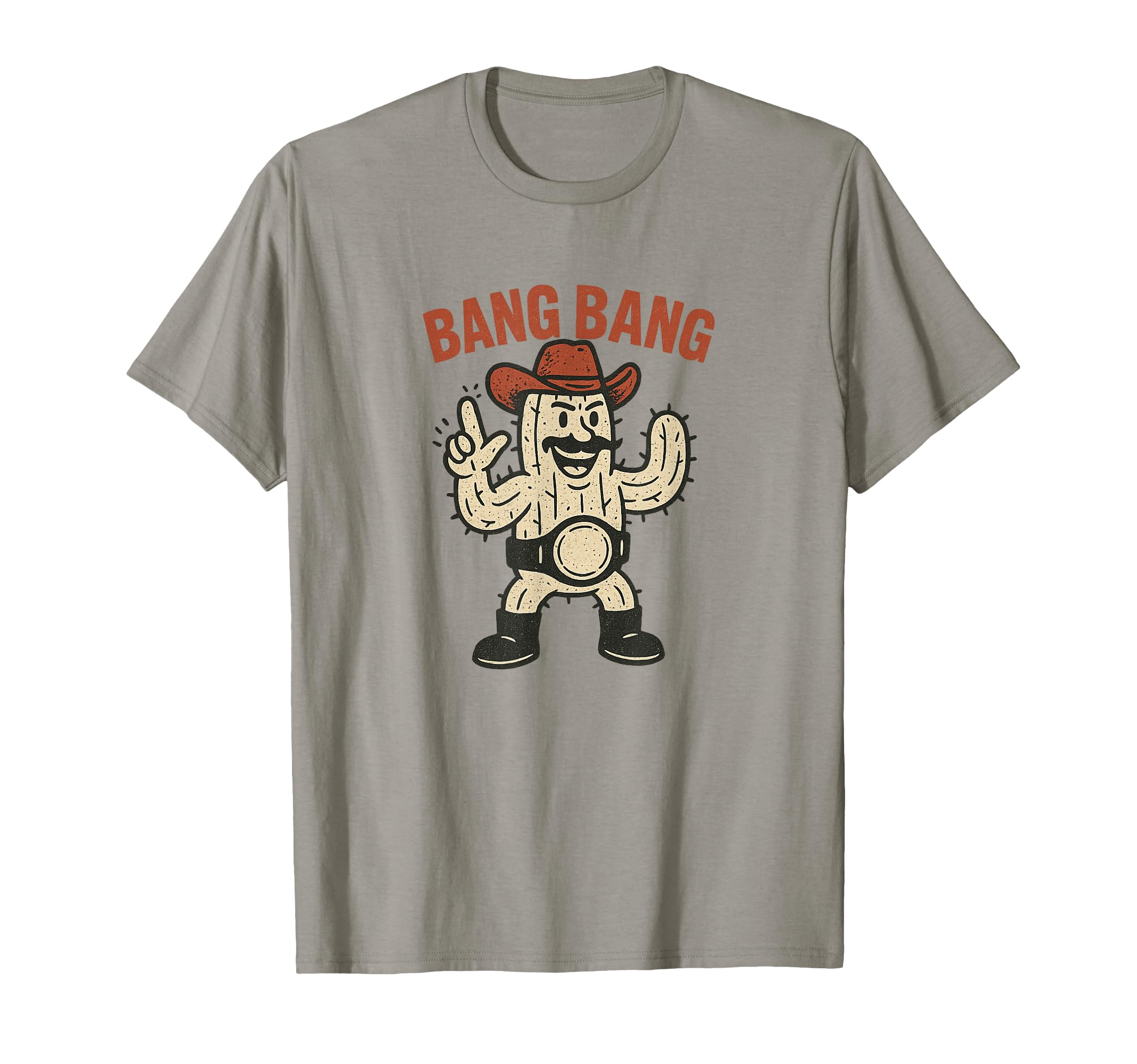 Wrestling Cactus Bang Bang T-Shirt - Unique Graphic Men Women - T-Shirt, Sweatshirt, Hoodie