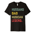 Husband Dad Musician Legend Fathers Day T-Shirt - Aesthetic Graphic Unisex - T-Shirt, Sweatshirt, Hoodie