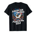 Proud American Dad Usa Eagle T-Shirt - Fun Novelty Design for Adults - T-Shirt, Sweatshirt, Hoodie
