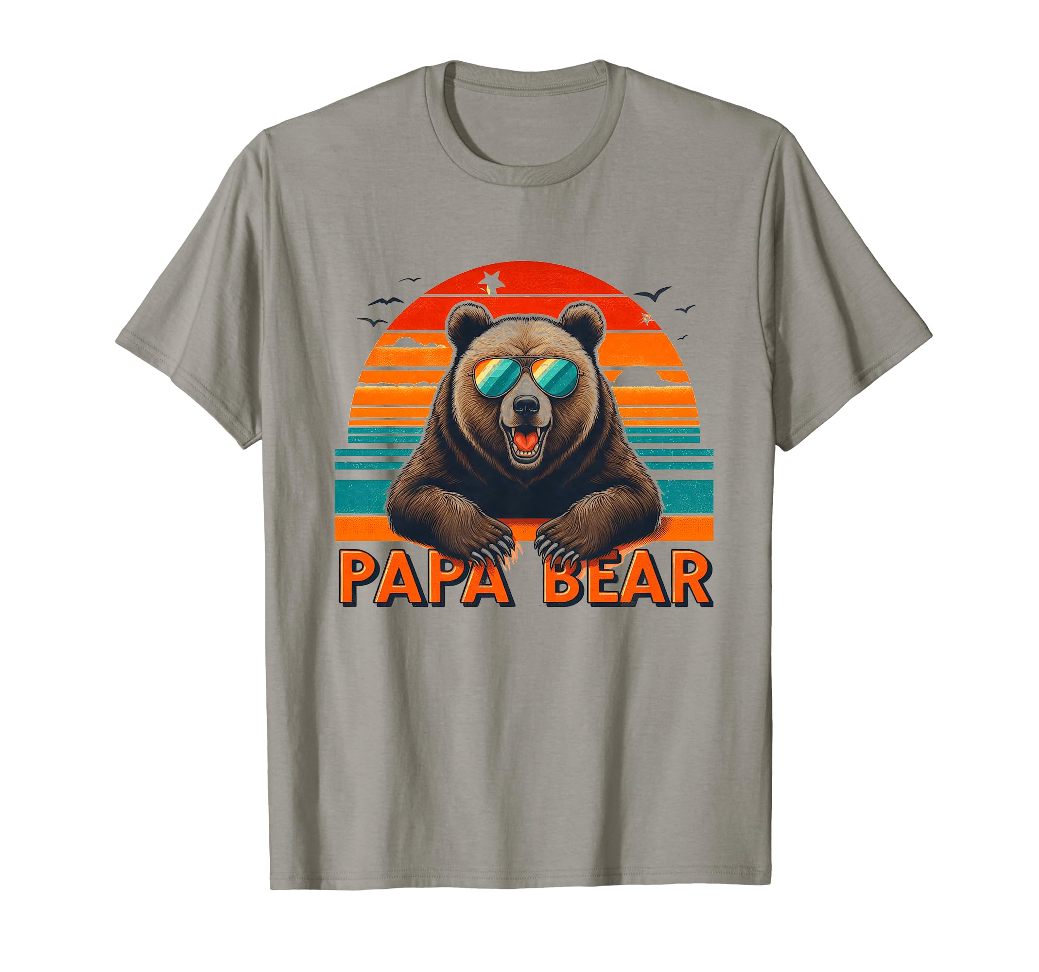 Papa Bear Sunglasses Funny Bear Dad T-Shirt - Trendy Graphic for Adults - T-Shirt, Sweatshirt, Hoodie