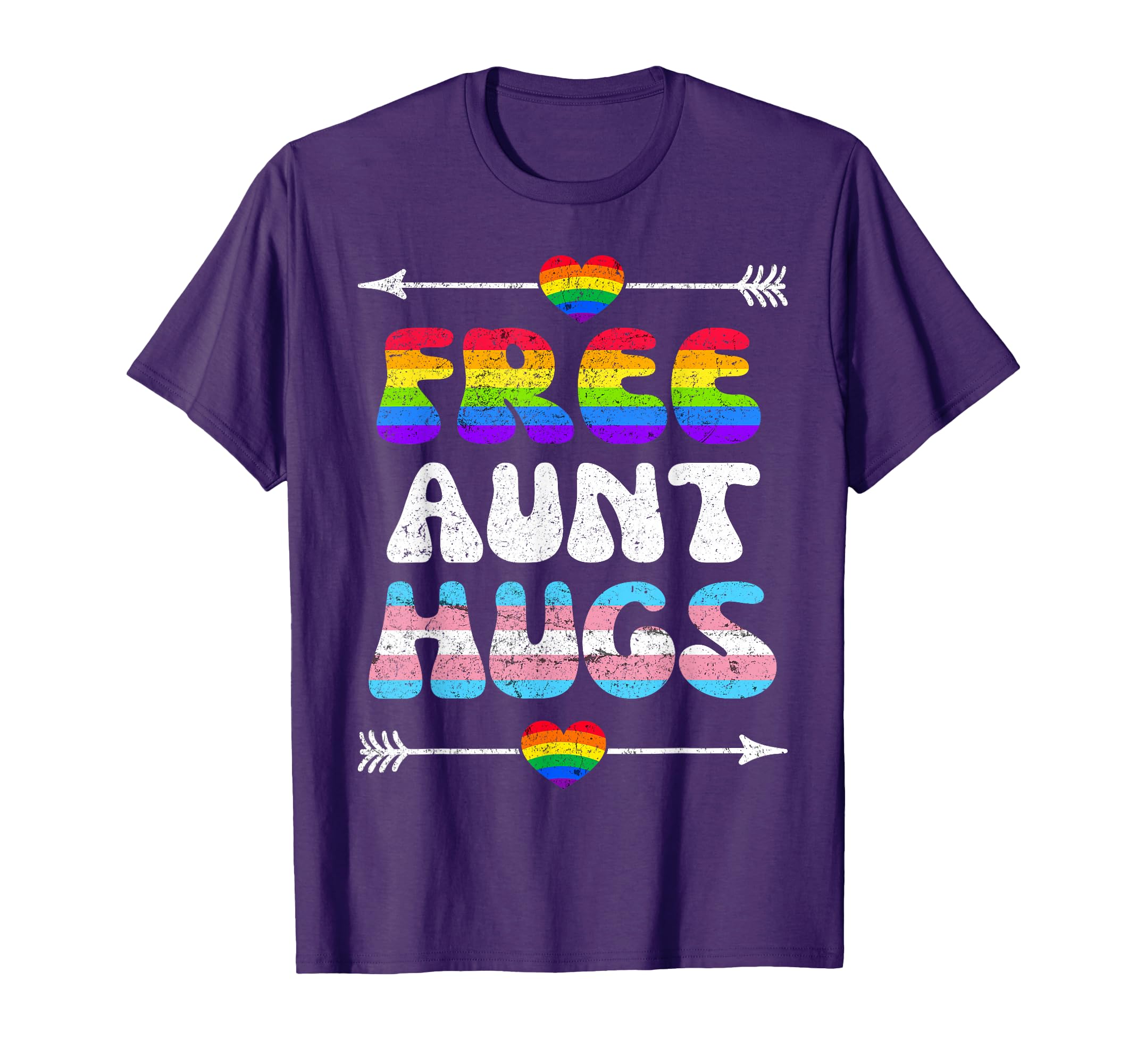 Free Aunt Hugs Lgbt Gay Lesbian Pride T-Shirt - Novelty Apparel Men Women - T-Shirt, Sweatshirt, Hoodie