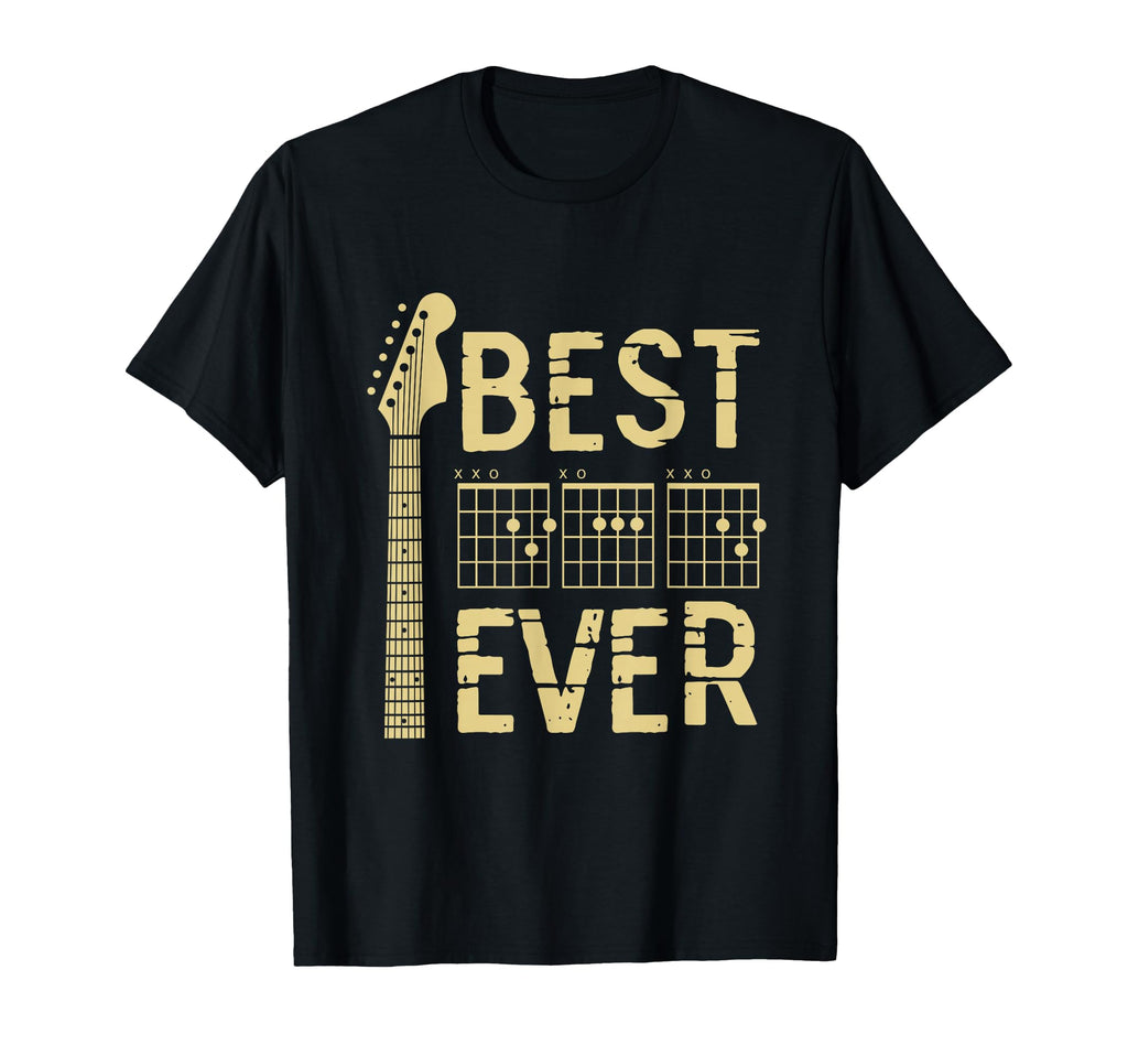 Guitarist Father Best Dad Ever D D T-Shirt - Fun Novelty Design Men Women - T-Shirt, Sweatshirt, Hoodie