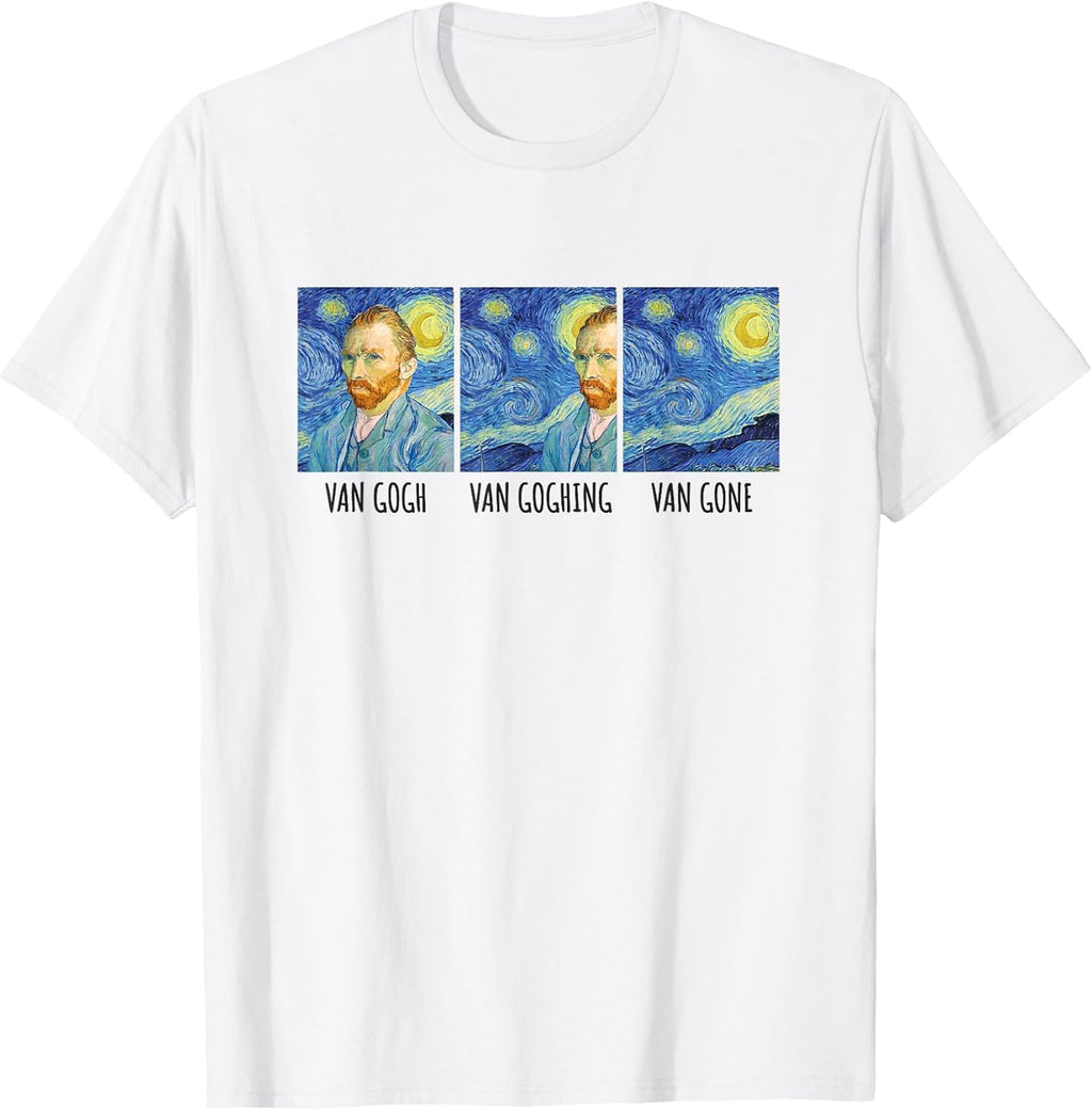 Funny Van Gogh Goghing Gone Fine Art Painting Joke - Adult & Kids T-Shirts, Sweatshirts & Hoodies apparel design preview 1